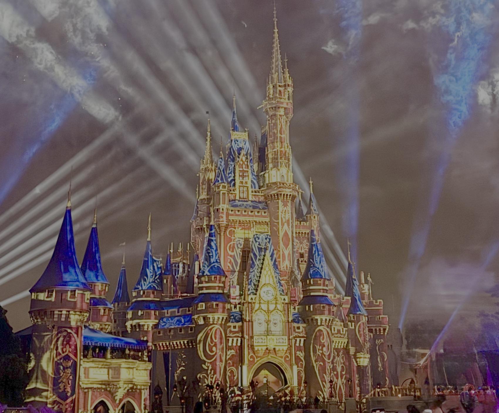 Fireworks over Cinderella Castle